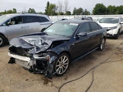 Salvage cars for sale at Bowmanville, ON auction: 2015 Audi A4 Premium Plus