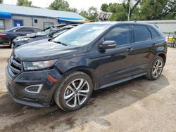 Salvage cars for sale at Wichita, KS auction: 2015 Ford Edge Sport