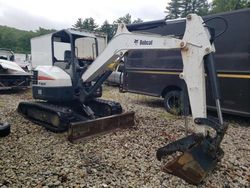 Salvage trucks for sale at West Warren, MA auction: 2015 Bobcat Mini Buckt