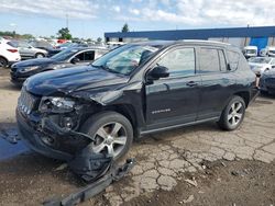 Jeep salvage cars for sale: 2016 Jeep Compass Latitude