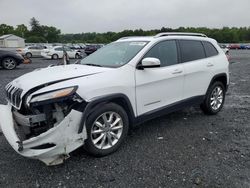 Salvage cars for sale from Copart Grantville, PA: 2014 Jeep Cherokee Limited