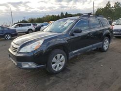 Salvage cars for sale at Denver, CO auction: 2012 Subaru Outback 2.5I