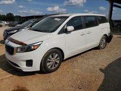 Salvage cars for sale at Tanner, AL auction: 2016 KIA Sedona L