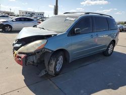 Salvage cars for sale at Grand Prairie, TX auction: 2008 Toyota Sienna CE