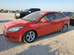 Salvage cars for sale at San Antonio, TX auction: 2013 Ford Focus SE