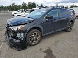 Salvage cars for sale at Portland, OR auction: 2018 Subaru Crosstrek Premium