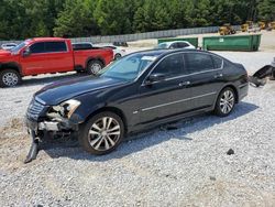 Salvage cars for sale at Gainesville, GA auction: 2009 Infiniti M35 Base