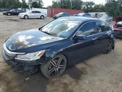 Honda salvage cars for sale: 2016 Honda Accord Touring