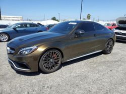 Salvage cars for sale at Van Nuys, CA auction: 2017 Mercedes-Benz C 63 AMG-S