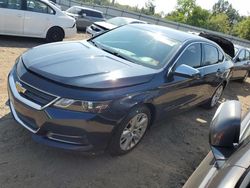 Salvage cars for sale at Hillsborough, NJ auction: 2017 Chevrolet Impala LS