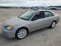 Vehiculos salvage en venta de Copart Houston, TX: 2002 Honda Civic LX