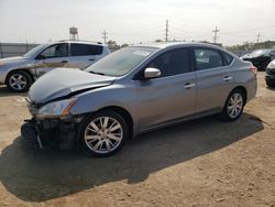 Salvage cars for sale at Chicago Heights, IL auction: 2013 Nissan Sentra S