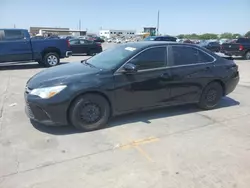 Salvage cars for sale at Grand Prairie, TX auction: 2016 Toyota Camry LE