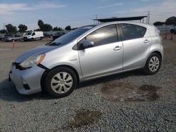 Salvage cars for sale at San Diego, CA auction: 2012 Toyota Prius C