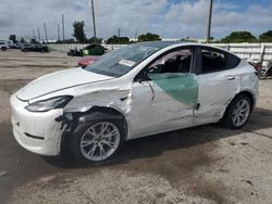 Salvage cars for sale at Miami, FL auction: 2023 Tesla Model Y