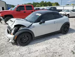 Salvage cars for sale at Lawrenceburg, KY auction: 2013 Mini Cooper Coupe S