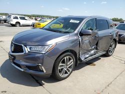 Acura salvage cars for sale: 2017 Acura MDX Advance