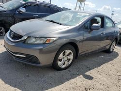 Salvage cars for sale at Dyer, IN auction: 2013 Honda Civic LX