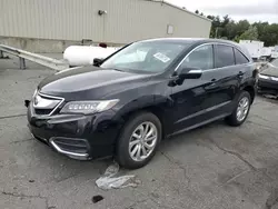 Salvage cars for sale at Exeter, RI auction: 2017 Acura RDX