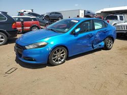 Salvage cars for sale at Brighton, CO auction: 2015 Dodge Dart SXT