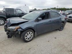 Salvage cars for sale at Indianapolis, IN auction: 2017 Toyota Corolla L