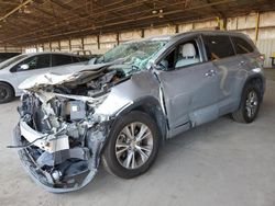 Toyota Highlander Vehiculos salvage en venta: 2014 Toyota Highlander XLE