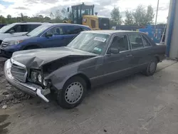 Salvage cars for sale at Duryea, PA auction: 1987 Mercedes-Benz 420 SEL