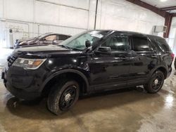 Salvage cars for sale at Avon, MN auction: 2017 Ford Explorer Police Interceptor