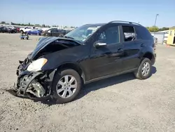 Mercedes-Benz salvage cars for sale: 2007 Mercedes-Benz ML 350