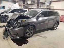 Salvage cars for sale at Eldridge, IA auction: 2017 Toyota Highlander Limited