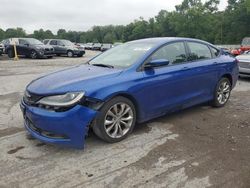 Salvage cars for sale at Ellwood City, PA auction: 2015 Chrysler 200 S