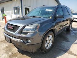 Salvage cars for sale at Pekin, IL auction: 2011 GMC Acadia SLE