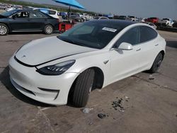 Salvage cars for sale at Grand Prairie, TX auction: 2020 Tesla Model 3