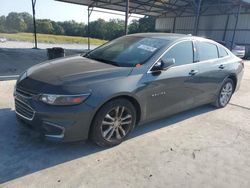 Chevrolet salvage cars for sale: 2018 Chevrolet Malibu LT