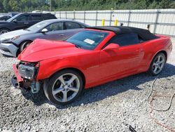 Chevrolet Camaro salvage cars for sale: 2015 Chevrolet Camaro LT