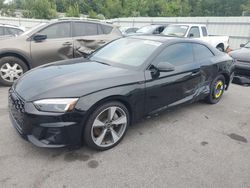 Salvage cars for sale from Copart Assonet, MA: 2021 Audi A5 Prestige 45