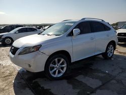 Salvage cars for sale at Grand Prairie, TX auction: 2010 Lexus RX 350