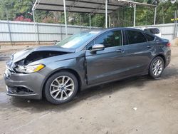 Salvage cars for sale at Austell, GA auction: 2017 Ford Fusion SE