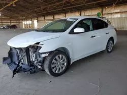 Nissan salvage cars for sale: 2017 Nissan Sentra S