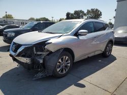 Salvage cars for sale at Sacramento, CA auction: 2018 Nissan Murano S