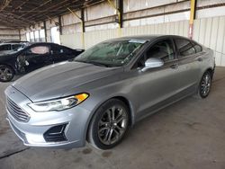 Ford salvage cars for sale: 2020 Ford Fusion SEL