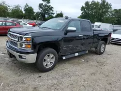 Salvage cars for sale at Hampton, VA auction: 2015 Chevrolet Silverado K1500 LT