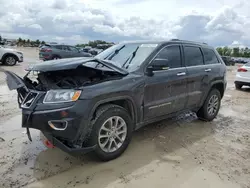 Salvage cars for sale at Houston, TX auction: 2014 Jeep Grand Cherokee Limited