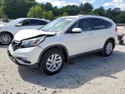 Salvage cars for sale at Mendon, MA auction: 2015 Honda CR-V EXL