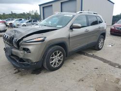 Salvage cars for sale at Duryea, PA auction: 2017 Jeep Cherokee Latitude