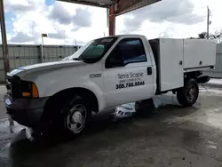 Salvage cars for sale from Copart Homestead, FL: 2005 Ford F250 Super Duty