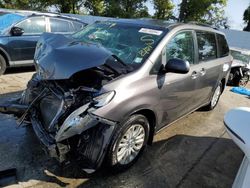 Toyota salvage cars for sale: 2017 Toyota Sienna XLE