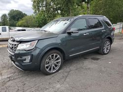 Salvage cars for sale at Portland, OR auction: 2016 Ford Explorer Limited