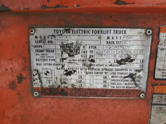 2007 Toyota Fork Lift