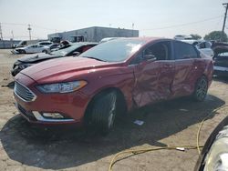 Salvage cars for sale at Chicago Heights, IL auction: 2017 Ford Fusion SE